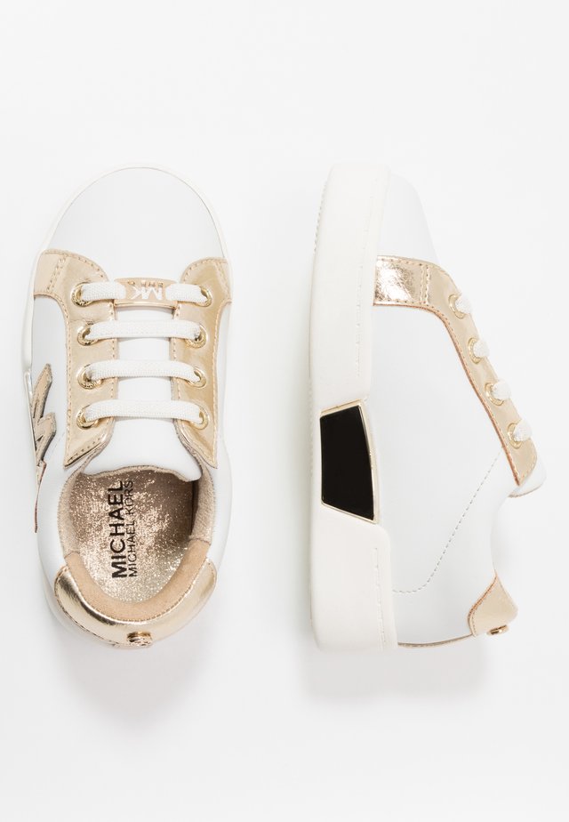 ZIA GUARD GOALS - Scarpe senza lacci - white/gold