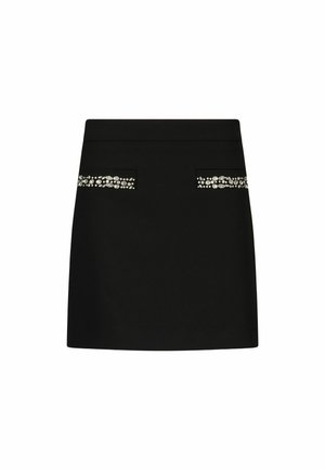 LIU JO WITH RHINESTONES - Gonna a campana - black