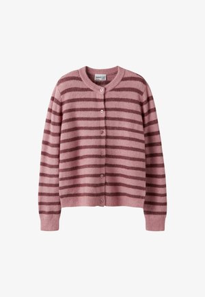 Name it, NAME IT JACKE NERINA STRICKJACKE KNOPFLEISTE - Cardigan - altrosa