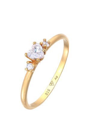 Elli HEART VINTAGE - Anello - gold-coloured