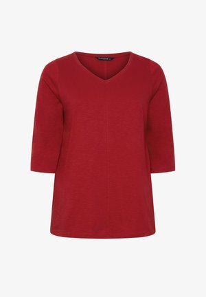 Evans, Langarmshirt - dark red