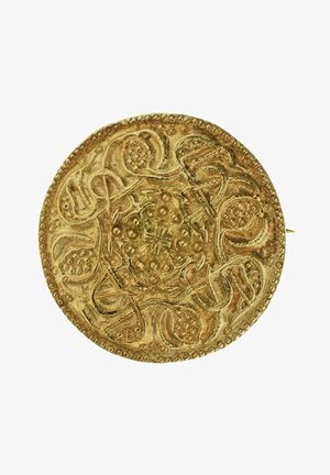 VERGOLDET - Brooch - goldfarben gelb