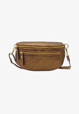 THEWAN. DEMI LUNE - Sac bandoulière - camel irise