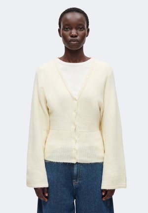 Gina Tricot, FITTED WAIST CARDIGAN - Жилетка - gardenia