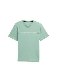 CREW NECK - T-shirt med print - dust green