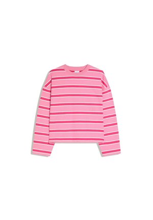 ROUND NECK - PRINTED SWEATER  - Top s dlhým rukávom - light pink