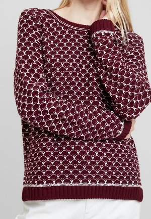 Pullover - dark red