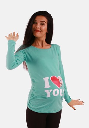 I LOVE YOU - Langarmshirt - mint