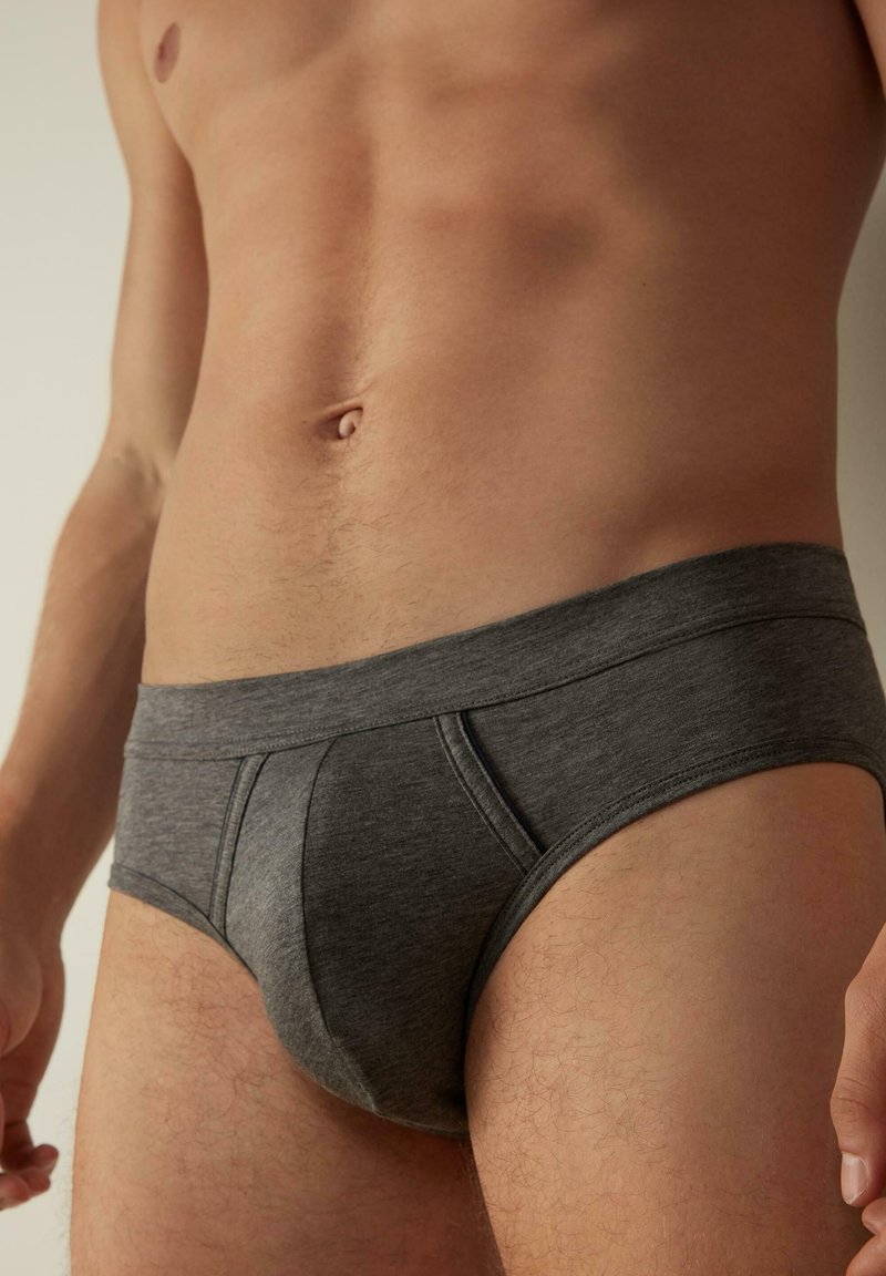 Herren Unterhosen | Intimissimi Slip dunkelgrau- graphite grey blend/blue/dunkelgrau-meliert - TG82108 Herren Unterhosen | Intimissimi Slip dunkelgrau- graphite grey blend/blue/dunkelgrau-meliert - TG82108