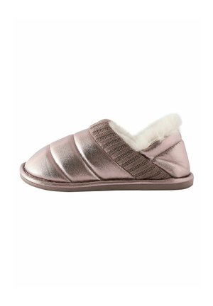 QUILTED SHOOT - REGULAR FIT - Tofflor & inneskor - gunmetal