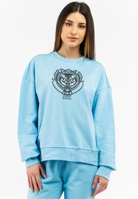 ICE ICEBERG ROUNDNECK BIG FRONT LOGO Sweatshirt sky blue/light