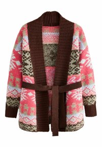 Unselected, brown orange fairisle