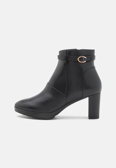 WALK PLEASURE - Bottines à plateau - black