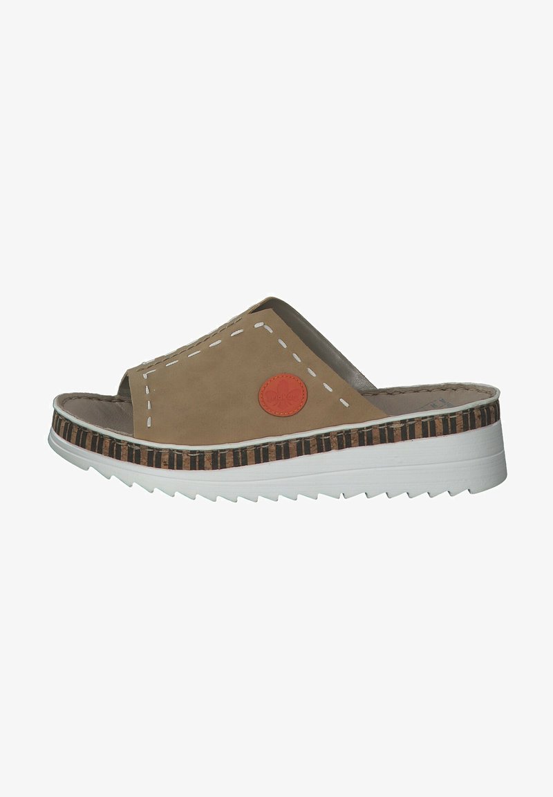Rieker Mules - sand orange