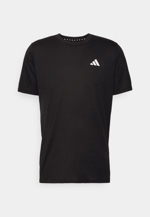 TRAIN ESSENTIALS FEELREADY - T-skjorte til trening - black/white