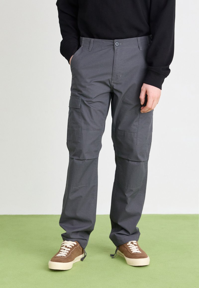 Carhartt WIP AVIATION PANT - Pantalon cargo - graphite rinsed