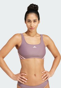 adidas Sportswear 3-STRIPES - Bikini - shadow fig pink spark