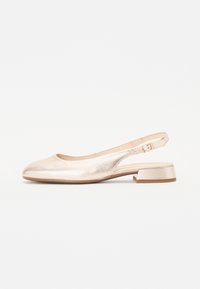 Klassieke pumps - puder\gold