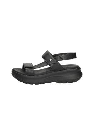 NOOR - Wedge sandals - zwart