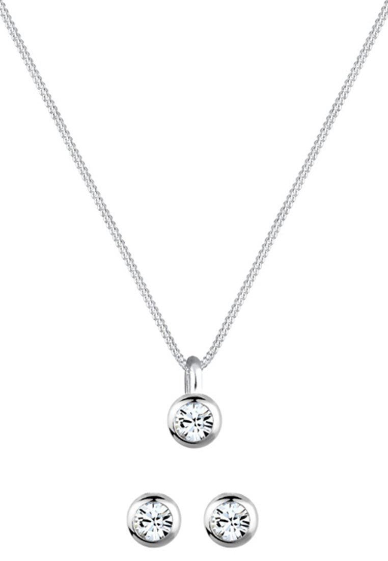 Damen Halsketten | Elli GLASS CRYSTAL Ohrringe white/weiß - EC18132 Damen Halsketten | Elli GLASS CRYSTAL Ohrringe white/weiß - EC18132