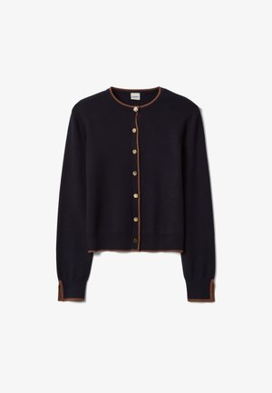 Stefanel, Chaqueta de punto - navy blue