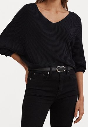 Strickpullover - black