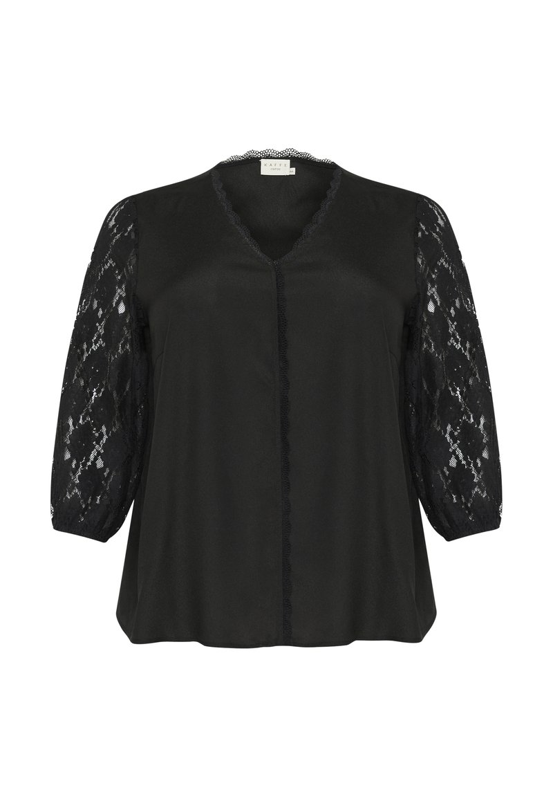 Kaffe Curve Blouse gemêleerd zwart