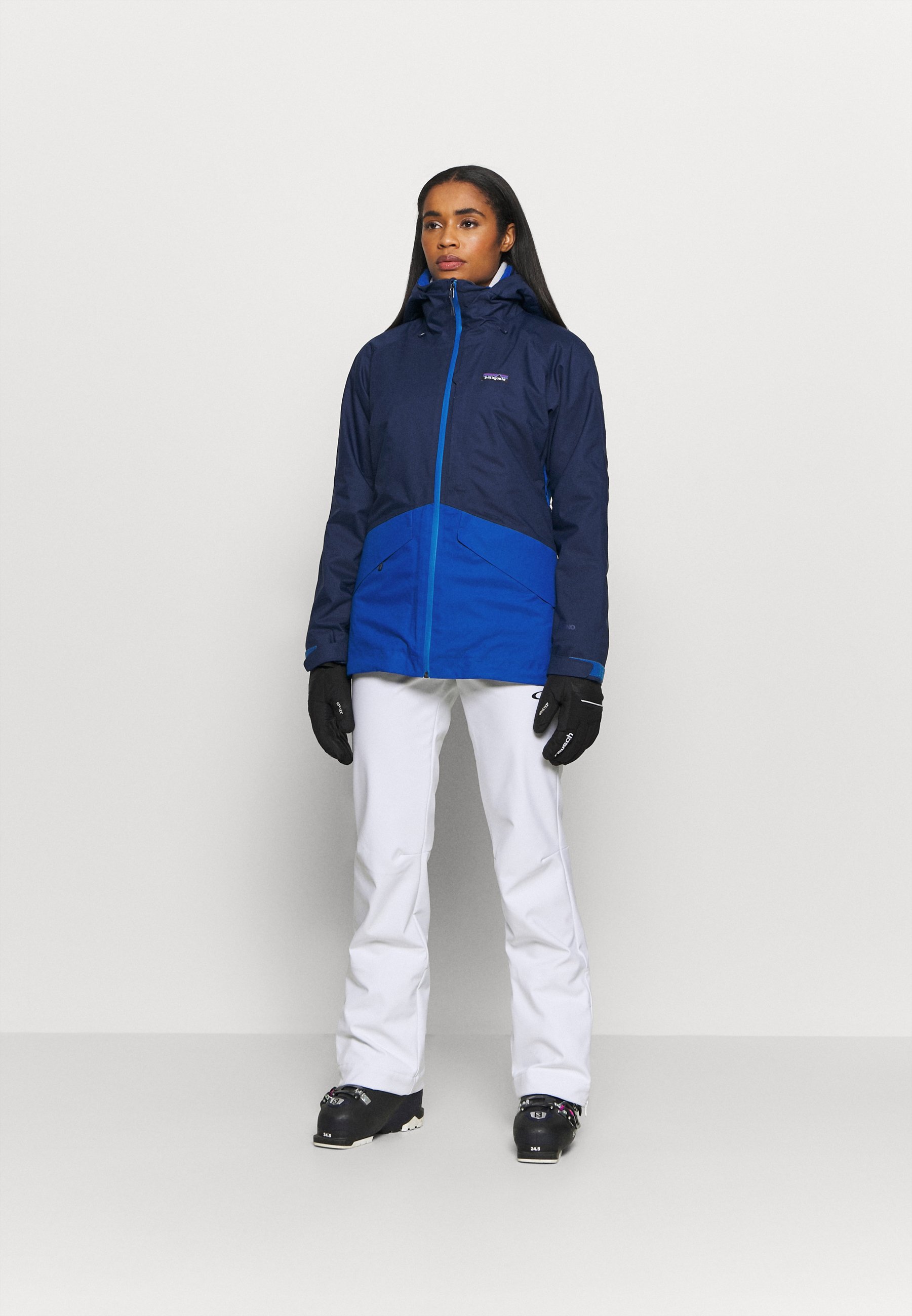 patagonia snowbelle 3 in 1 smolder blue