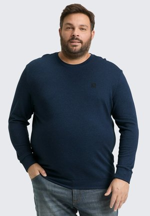 MIT LOGO-ABZEICHEN - Longsleeve - real teal grindle structure