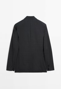 Massimo Dutti CHECK  - Suit jacket - dark blue