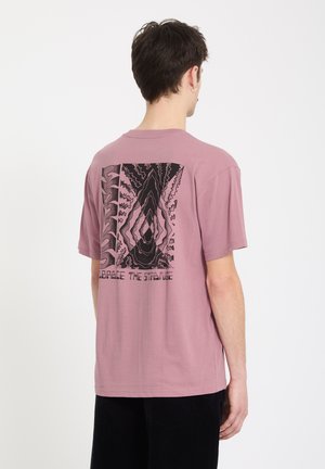 TEE RADIATON - Camiseta estampada - stone rose