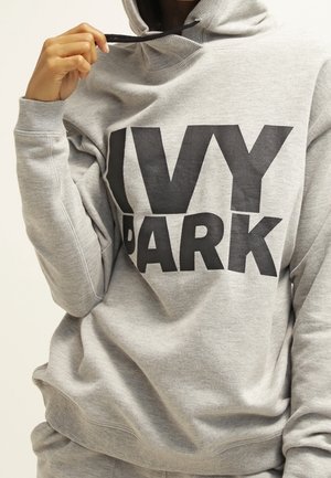 Sweat à capuche - mottled light grey