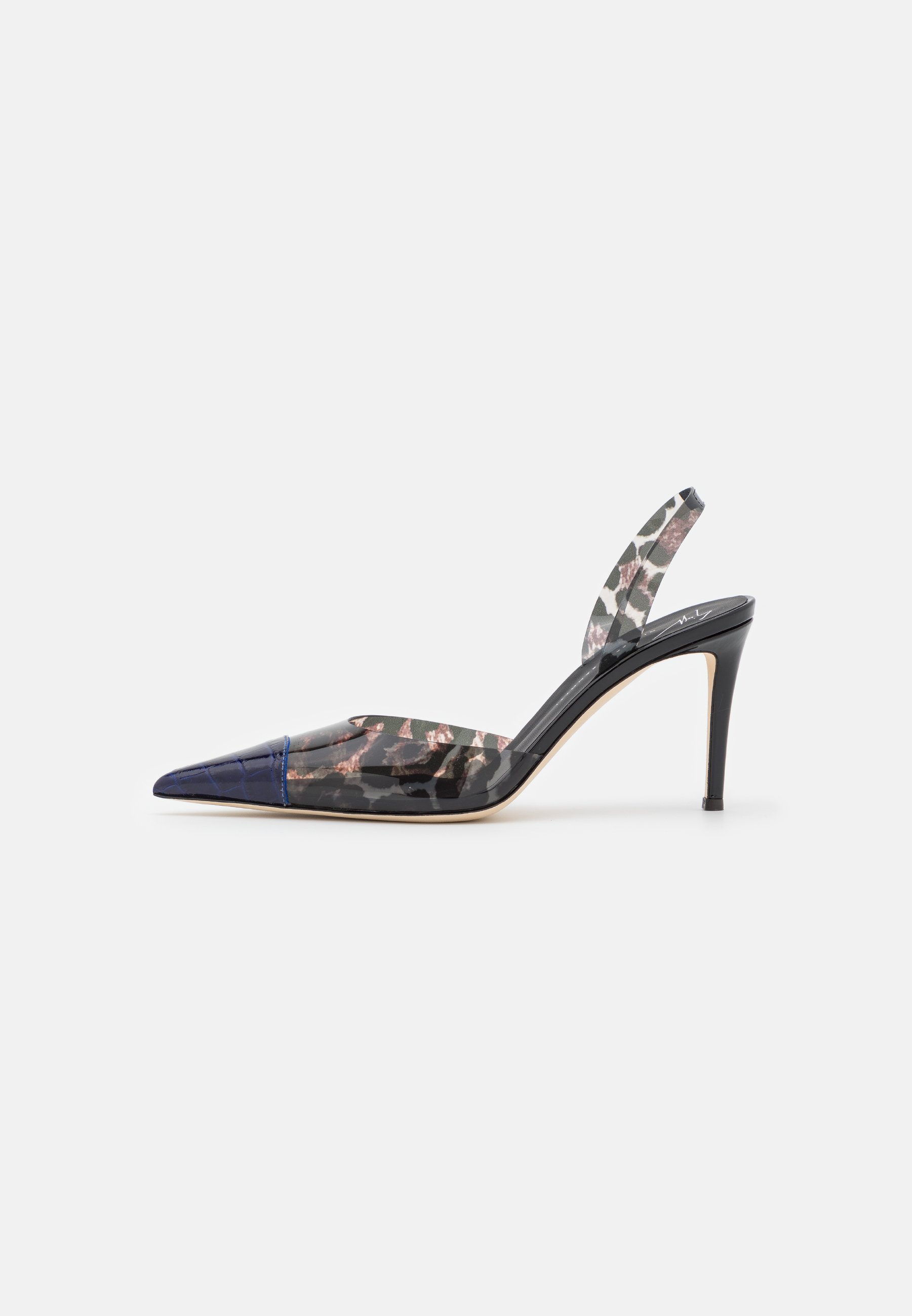 Giuseppe Zanotti SLINGBACK - Decolleté - istinto vinile/marrone - Zalando.it