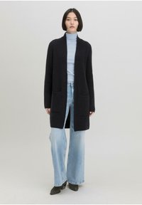 hessnatur Strickjacke - schwarz