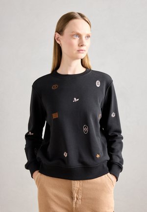 MINI EMBROIDERY REGULAR FIT - Sweatshirt - meteorite