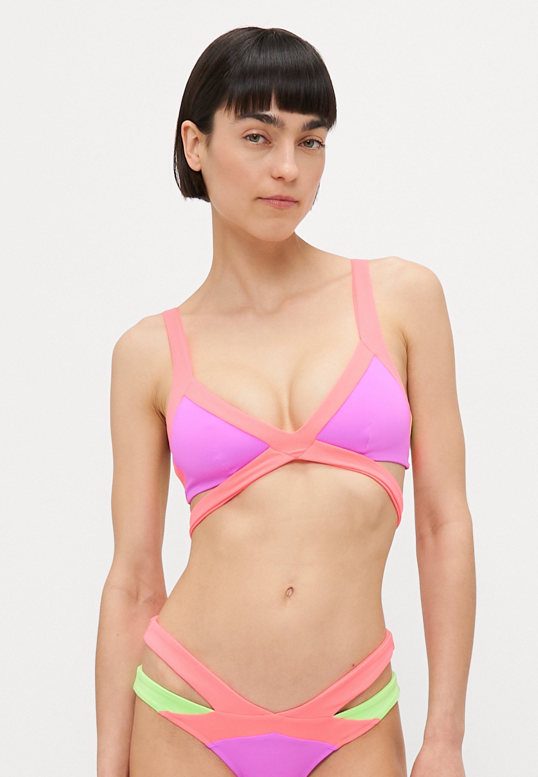 Agent Provocateur MAZZY - Bikini top - pink/green/purple