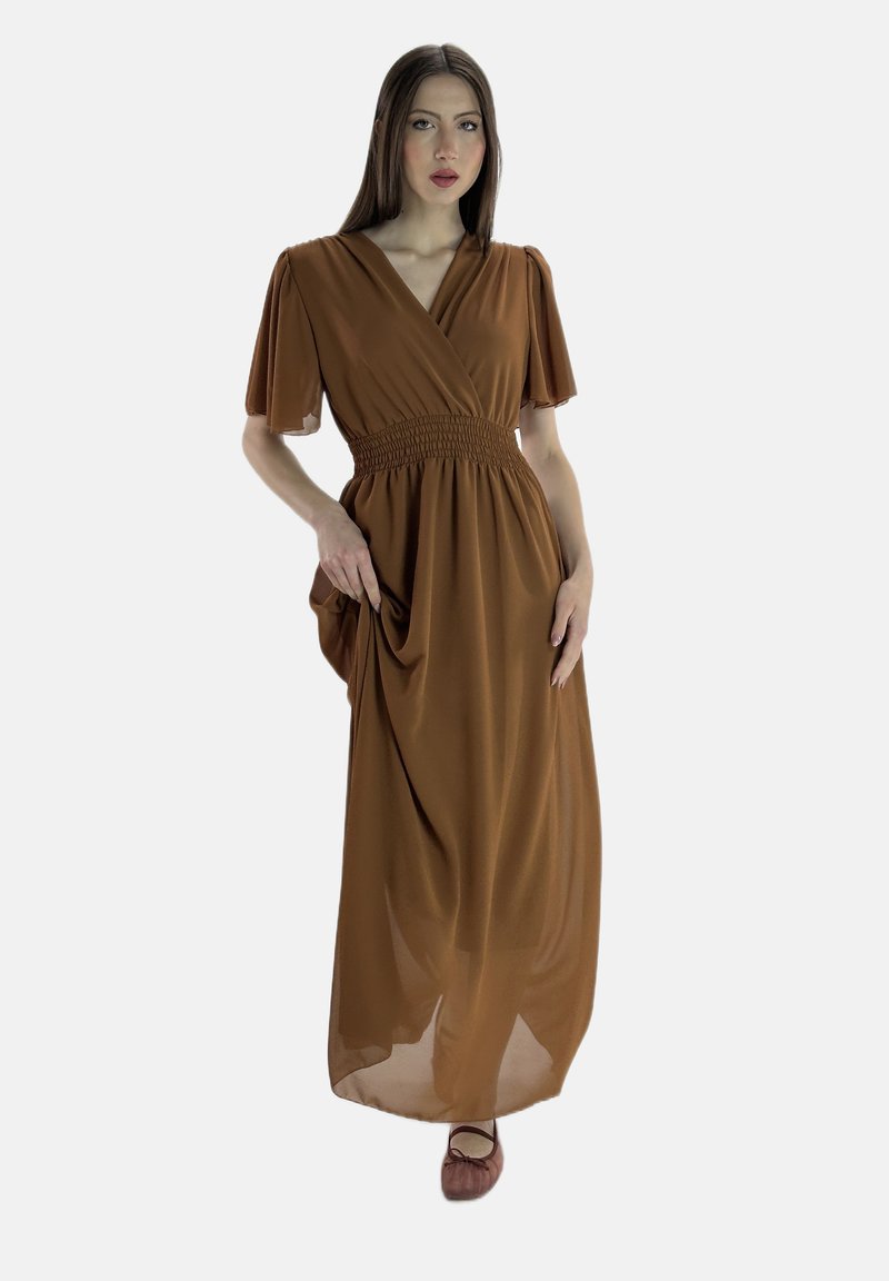 Elara Maxikleid - braun