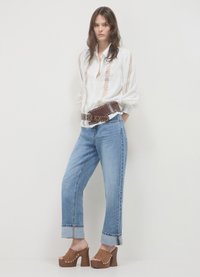 Calliope Jeans a sigaretta - blu denim medio