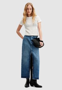 AllSaints KARMA STEVIE TEE - Jednoduché tričko - chalk white