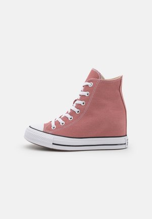CHUCK TAYLOR ALL STAR WEDGE - Baskets montantes - light saddle/white/black