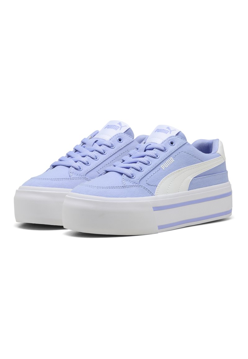 Puma COURT CLASSIC VULC PLATFORM SNEAKERS - Tenisky - intense lavender- white