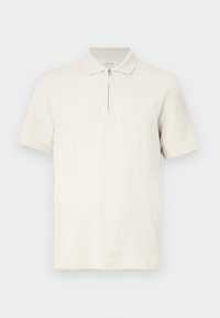 SLHISAAC ZIP - Polo shirt - beige