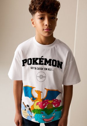 Next, LICENSED POKEMON PIKACHU T-SHIRT.  - REGULAR FIT - Print T-shirt - white