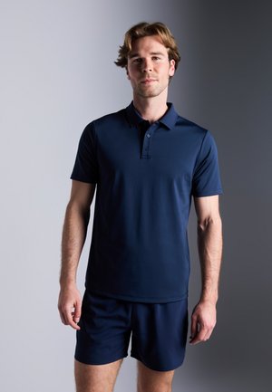 Pier One Sport SHORT SLEEVE SPORTS POLO TOP - Polo - dark blue