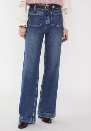 REBECCA LARGE  - Straight leg jeans - stone used