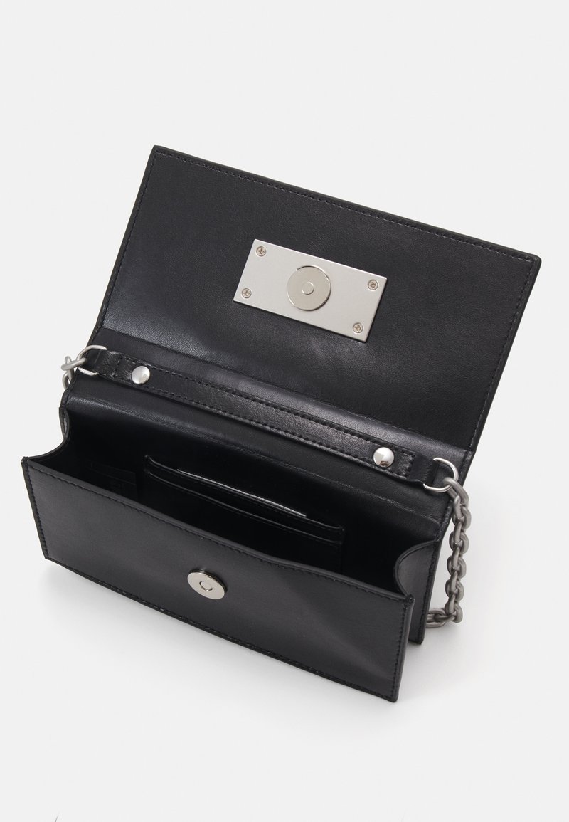 MM6 Maison Margiela NUMERIC CHAIN WALLET - Across body bag - black