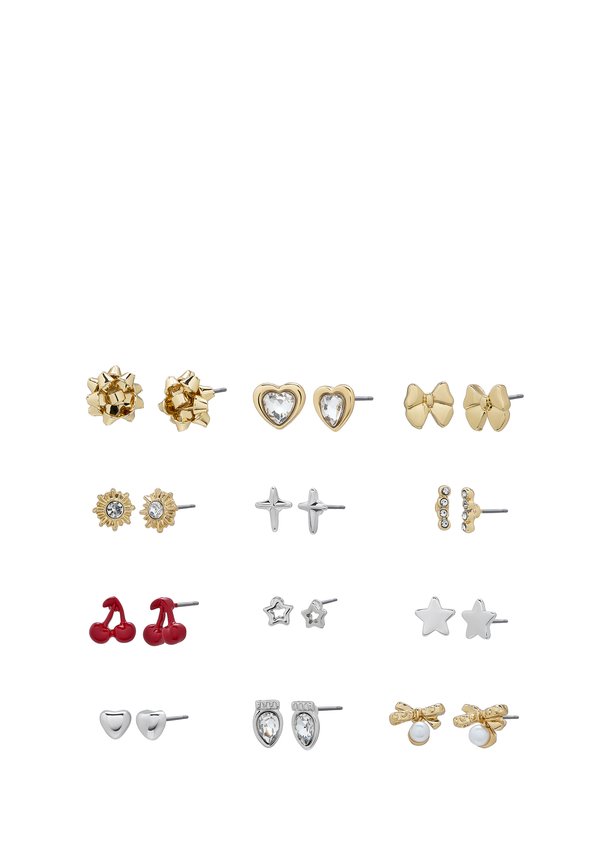 BOW MIXED STUD 12-PIECE PACK - Ohrringe