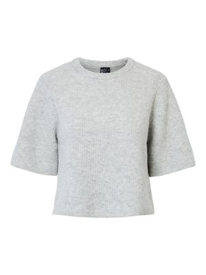Pieces PCSILLY - T-paita - light grey melange