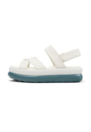 Sandales à plateforme - weiß natural