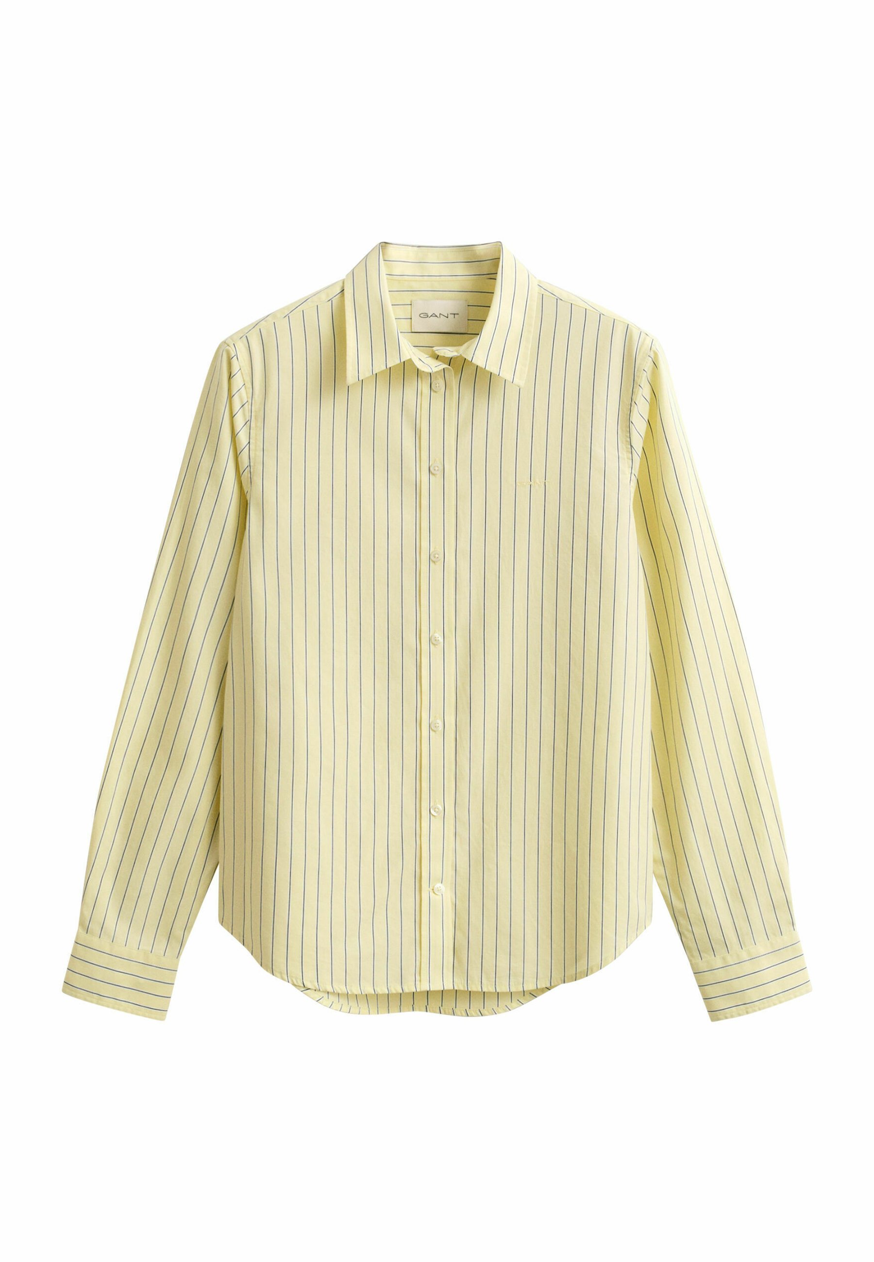 GANT REGULAR FIT CLASSIC STRIPED - Košilová halenka - vanilla yellow